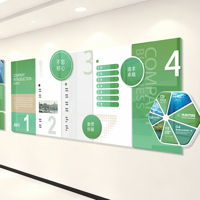 澍青文化墙效果图